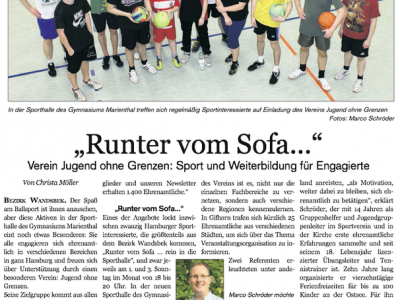 Runter vom Sofa - Freizeitsport