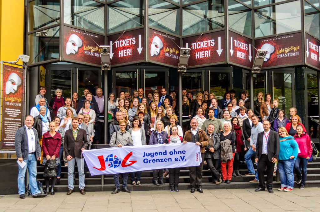 Gruppenfoto Musicalbesuch von LIEBE STIRBT NIE - PHANTOM II ©SvenHinzpeter_2016