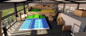 Sportfläche die Halle Hamburg
