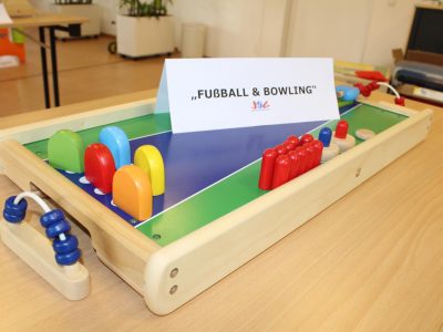 Großbrettspiel Fußball & Bowling